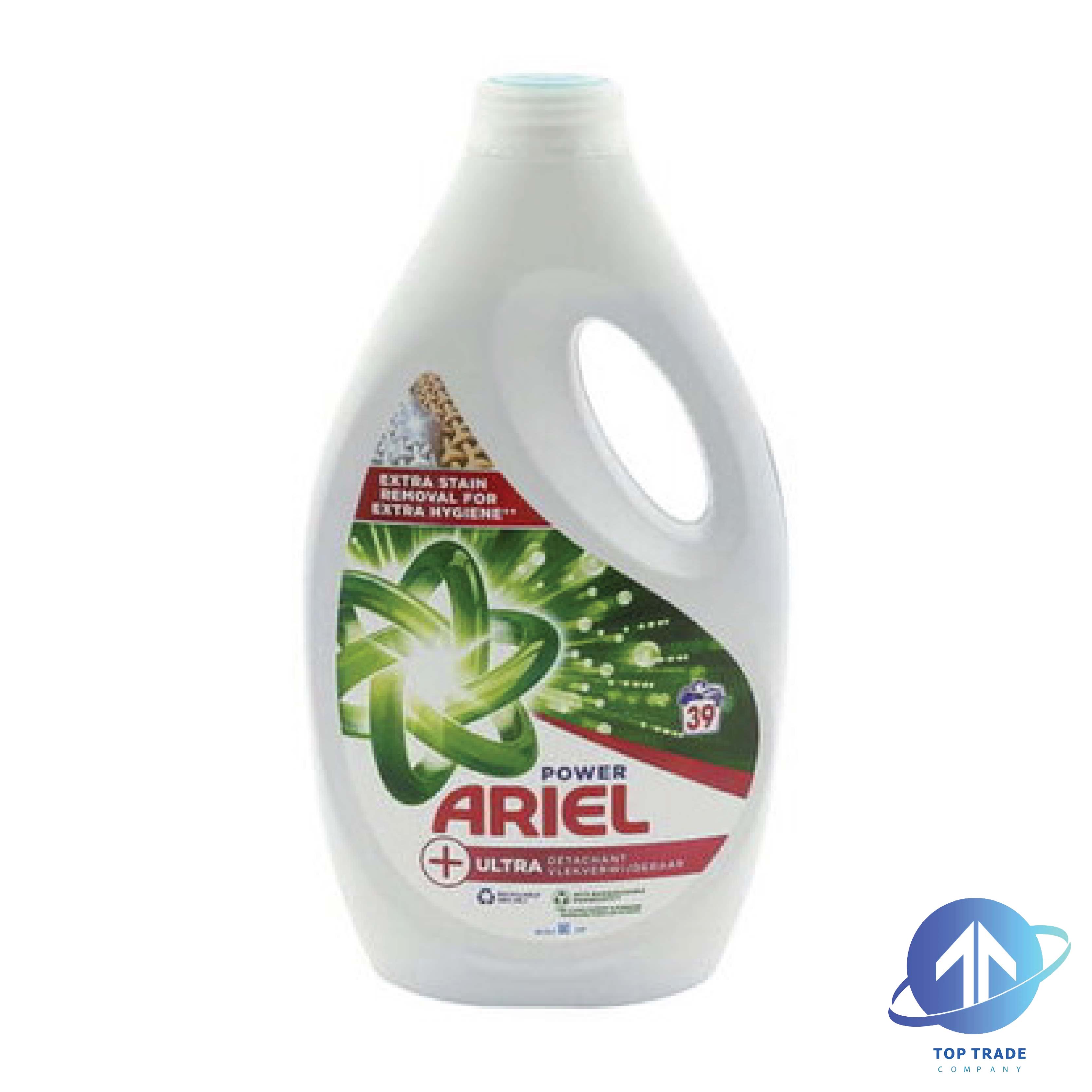 Ariel liquid washing 1,95L/39sc +Ultra stain remover